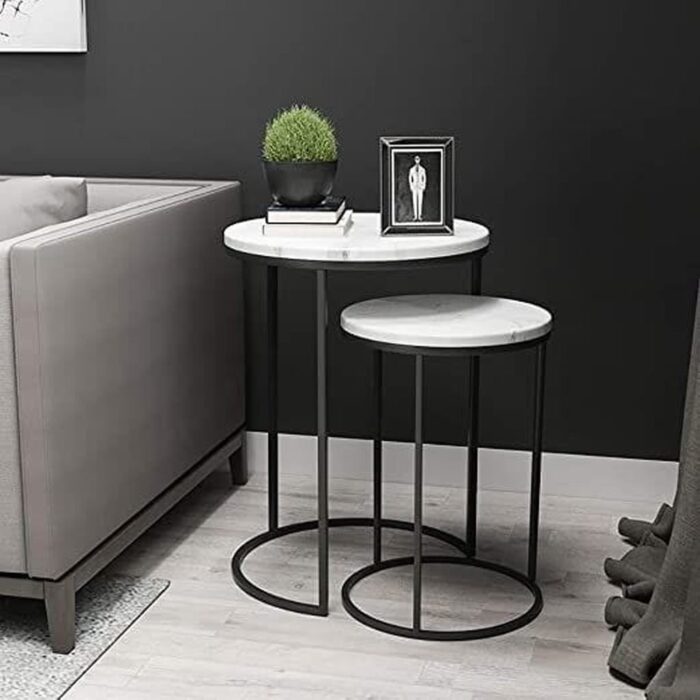 2-piece side table set