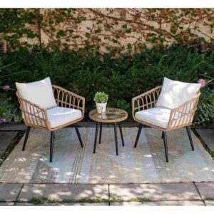 2 Outdoor Chairs and a Table