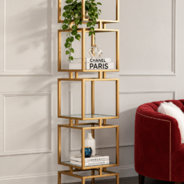 Gold Steel Display Unit