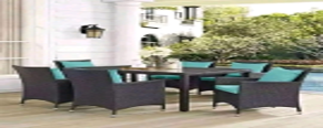 6 Rattan Dining Chairs