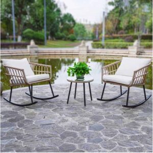 2 Outdoor Chairs and a Table