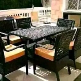 6 Rattan Dining Chairs