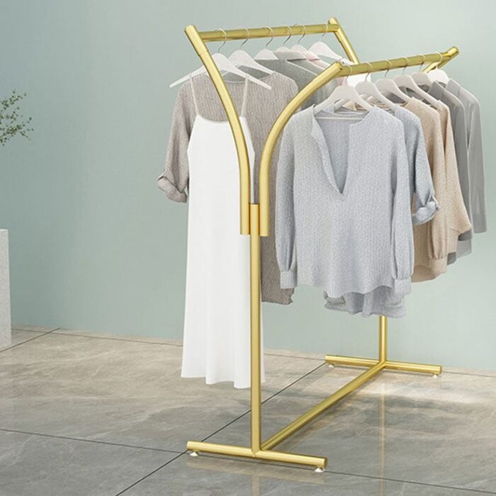 ⁦Gold Clothes Rack⁩ - الصورة ⁦2⁩