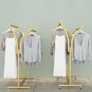 Gold Clothes Rack