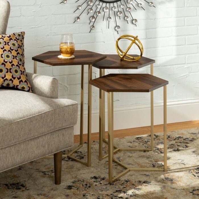 ⁦3-Piece Side Table⁩ - الصورة ⁦3⁩