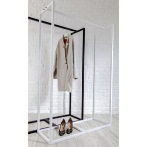 Clothes Rack 200 x 120 x 40 cm - White