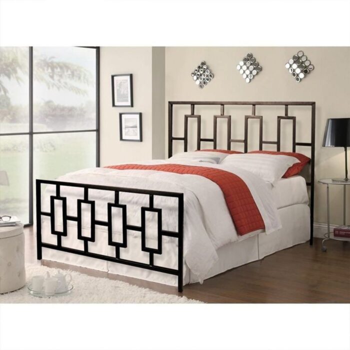Bed 125x120x200 cm - Black