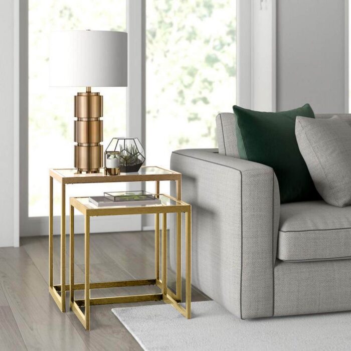 ⁦2-Piece Side Table Set⁩ - الصورة ⁦2⁩