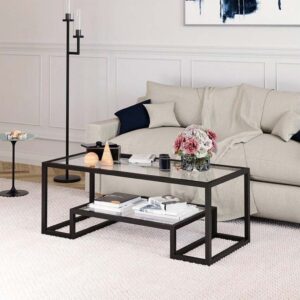 Iron And Glass Coffee Table