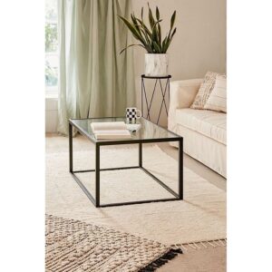 Iron and Glass Coffee Table