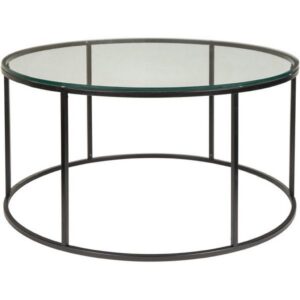 Iron And Glass Coffee Table
