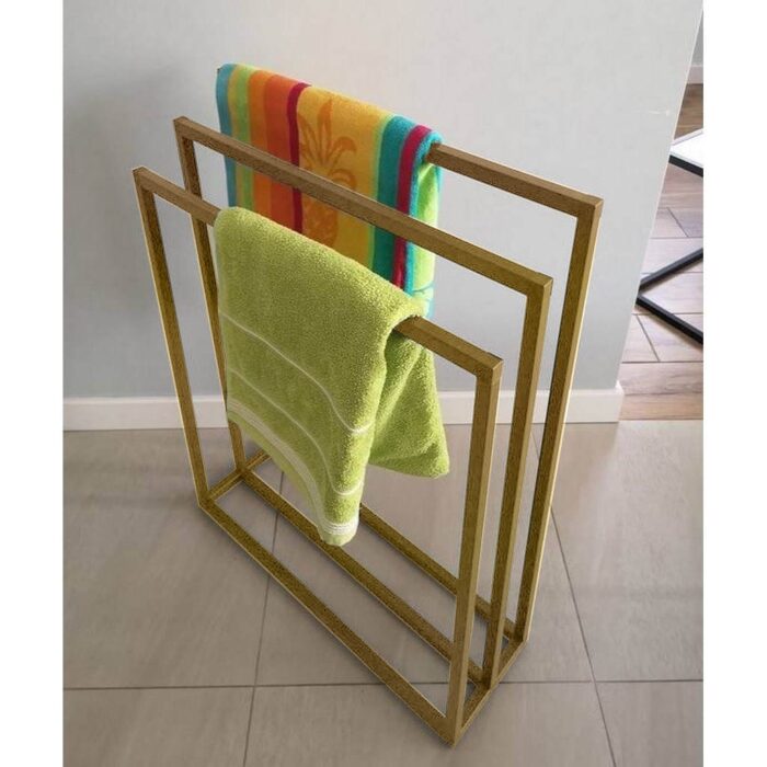 ⁦Iron Towel Stand⁩ - الصورة ⁦2⁩
