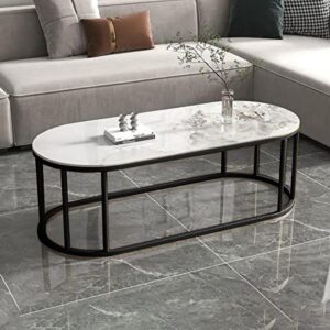 Iron Coffee Table With Marble Top