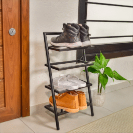 Metal shoe rack