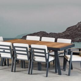 Outdoor dining table