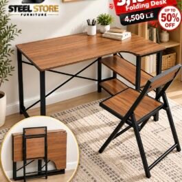 Folding desk + folding chair